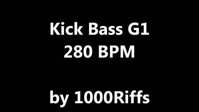 Kick Bass Drum G1 : 280 BPM - Beats Per Minute смотреть онлайн