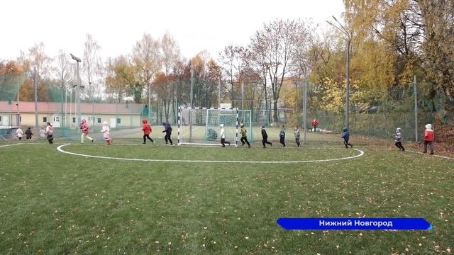 Новую баскетбольную площадку и футбольное поле оборудовали в Нижнем Новгороде