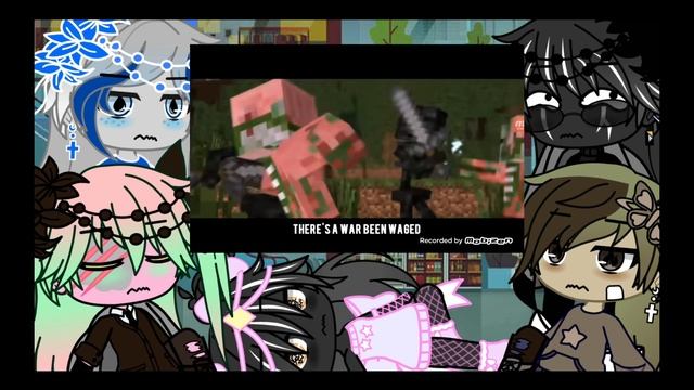 ??Monster School React to " Hard Pill to Swallow " by Rainimator??//Gacha Club//Minecraft смотреть онлайн