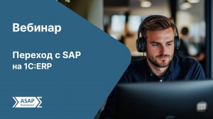 Вебинар. Переход с SAP на 1С:ERP на производственном предприятии