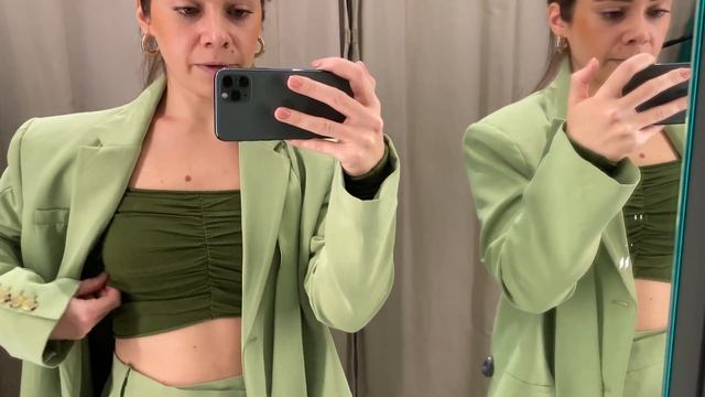 Zara. Обзор с примеркой 2022. Костюмы смотреть онлайн