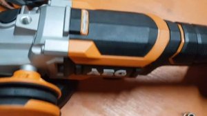 AEG BEWS 18-125BLPX-602C — Аккумуляторная угловая шлифмашина (болгарка)