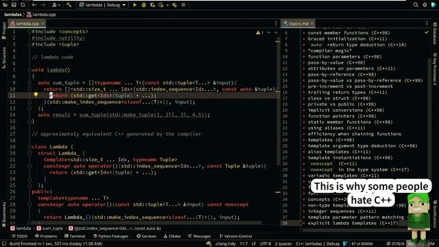 C++ Weekly - Ep 348 - A Modern C++ Quick Start Tutorial - 90 Topics in 20 Minutes смотреть онлайн