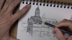 How to Draw a Medieval Castle