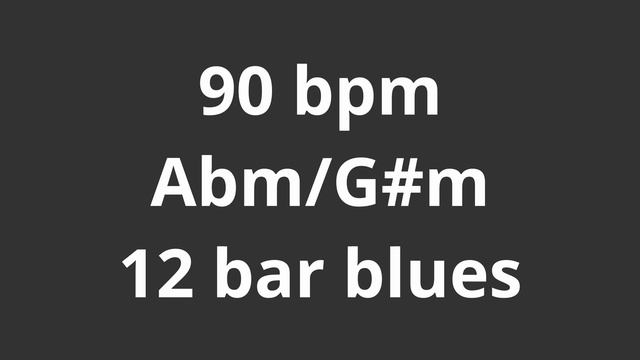 90 bpm tempo ' 12 bar blues Abm/G#m ' metronome 4/4 смотреть онлайн