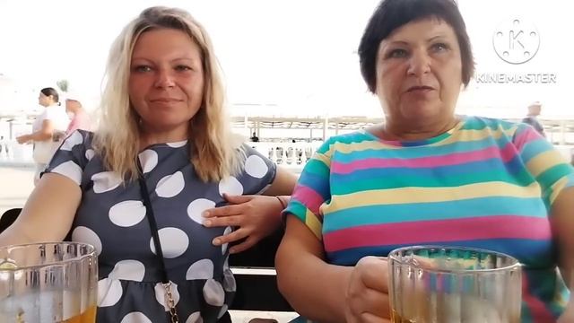 Вечерняя набережная в Архипо-Осиповке/отдыхаем в кафе смотреть онлайн