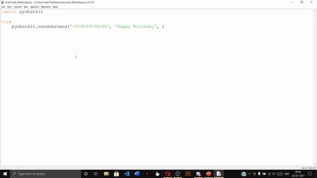 Automate WhatsApp in just 2 Lines| Python | Tutorial | IEMLabs смотреть онлайн