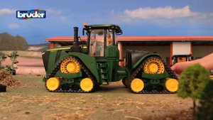Новая Игрушка Bruder трактор John Deere. БРУДЕР New Toy John Deere Track Belts