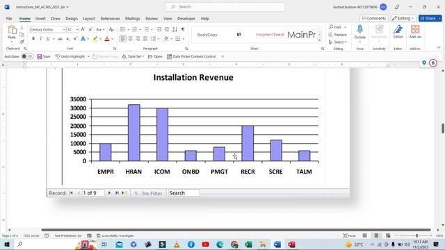 Module 8: SAM Project 1a | NP_AC365_2021_8a_FirstLastName_1 | New Perspectives Access 365/2021