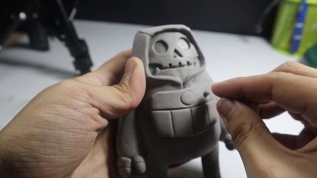 Making An Art Toy From Polymer Clay Resin Toy Making смотреть онлайн
