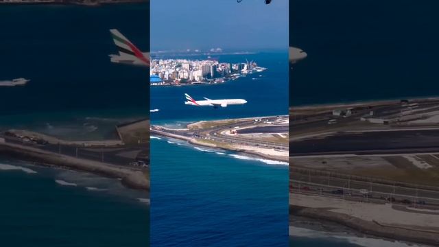 Emirates landing malé velana international airport Maldives