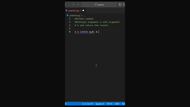 Python lambda #python #pythonprogramming #pythoncoding #coding #programming #code