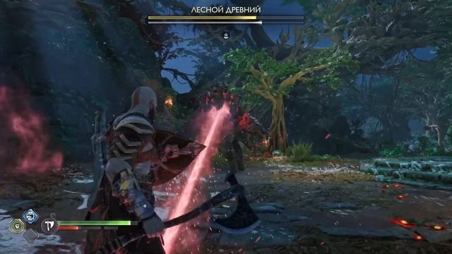God of War: Ragnarök прохождение боссов : 11. Лесной Древний смотреть онлайн