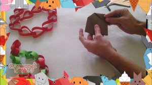 Оригами. Как сделать из бумаги собачку. Origami. How to make a paper dog.