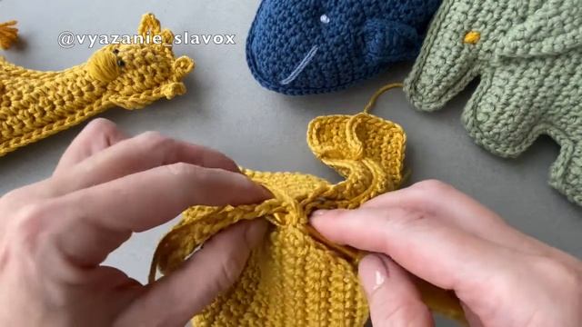 Игрушка крючком/Жираф крючком/ Как связать игрушку