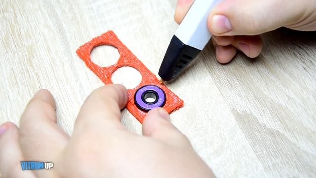 Как сделать хэнд спиннер 3D ручкой | Мои игрушки ручной работы | 3D PEN DIY смотреть онлайн