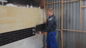 Как монтировать модульный кирпич. Справится домохозяйка.