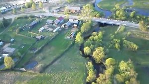 Сява с высоты птичьего полёта.Нижегородская область.