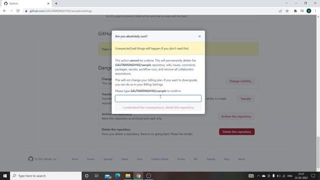 How to Delete Repository on Github || Github смотреть онлайн