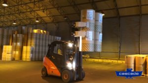 Захват для рулонов бумаги на погрузчик