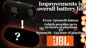 JBL CHARGE 6 : EXPECTED RELEASE DATE & SPECS