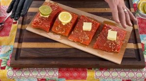 Garlic Lemon Lime Cedar Plank Salmon on the Grill