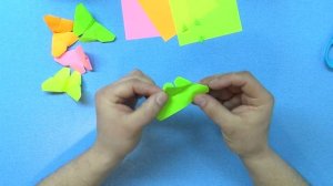 Как сделать бабочки из бумаги. Поделки оригами из бумаги своими руками без клея.