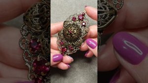 ☘️Создание броши на филиграни☘️#брошинафилиграни#авторскиеукрашенияизнатуральныхкамней#