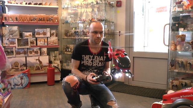 Запускаем ру вертолет Walkera lama 400