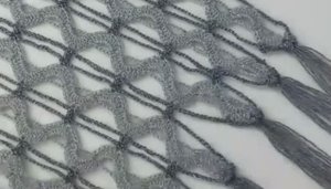 Необычный узор крючком для шарфа, палантина - Вязание крючком для начинающих