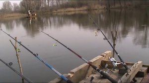 Ловля карася ранней весной 2016г.