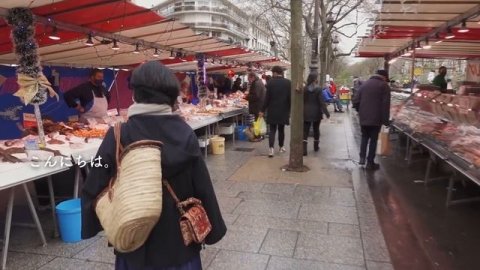 幸せな日常を取り戻す新しい毎日の始め方/パリの街の今とマルシェ/夫の大好物❣️アップルブルーチーズパイのレシピ/フランス生活vlog