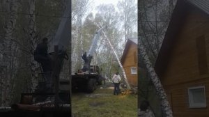 КРАЗ 260 Г. Работа КМУ ИФ 300С