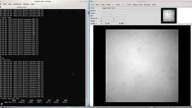 Basic reduction using IRAF PyRAF смотреть онлайн