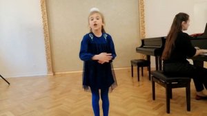Ариана Ампар 7 лет. Псков. Парцхаладзе, слова Цвижба. "Ручей"