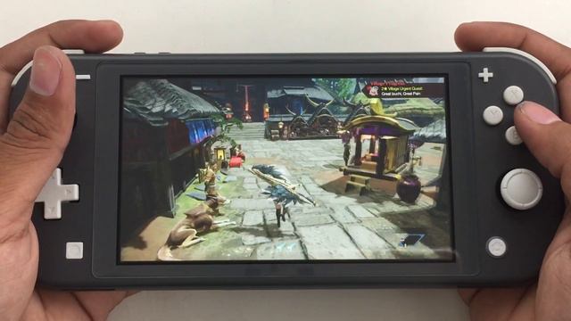 Monster Hunter Rise - Nintendo Switch Lite Gameplay смотреть онлайн