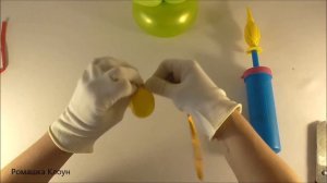 ЦВЕТОК ИЗ ШАРОВ для начинающих Balloon Flower TUTORIAL Flores con globos