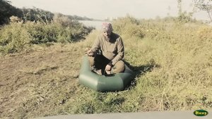 Cамая маленькая гребная лодка 5  кг от Инзер (УФА) для охоты и рыбалки!