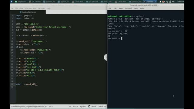 #Python #Network_programmabilty Python for Network Engineers -(PART-I)