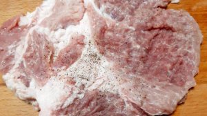 Шницель из свинины в панировке