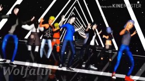 [MMD Naruto] Naruto, Sai, Sasuke, Neji, Shin - Pomp and circumstance (motion DL)