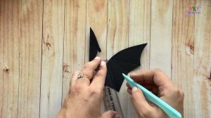 Halloween Paper Bat | Home Decoration Ideas | Paper Crafts | DIY Halloween Decor | Simple Origami