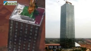 Будущее уже наступило - строительство отеля за 360 часов (30 этажей)