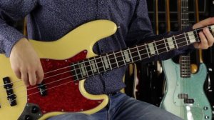 Fresher Jazz Bass Japan 1980's on Wilkinson Pickups Quick Demo