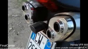 Ultimate Honda VFR800 exhaust sounds compilation