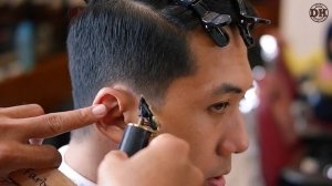 belah pinggir - korean hairstyle