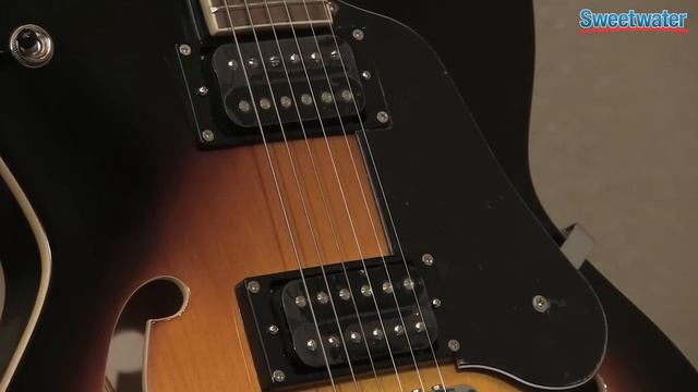 Washburn HB30 Semi-hollowbody Electric Guitar Demo - Sweetwater Sound смотреть онлайн