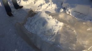 Самый простой способ уборки снега.