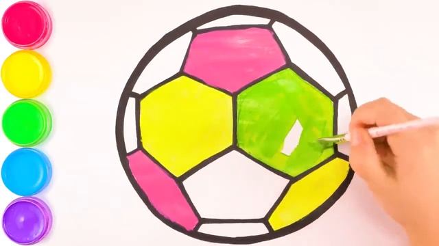 Учимся рисовать и раскрашивать шарики для детей смотреть онлайн