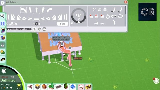 45 degree diagonal slopes - Parkitect Tutorial смотреть онлайн